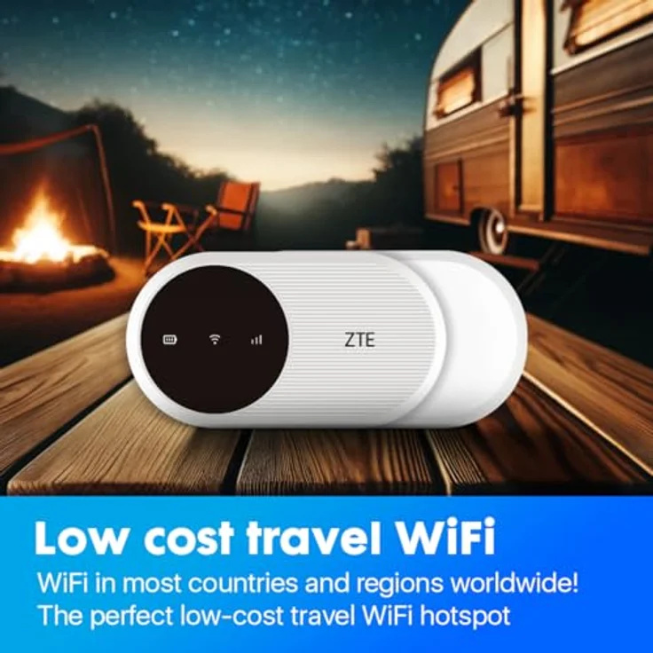 ZTE Modem U10 Mobiler 4G WiFi CAT4 Hotspot 287 Mbps für bis zu 32 Geräte - weiss – Bild 8