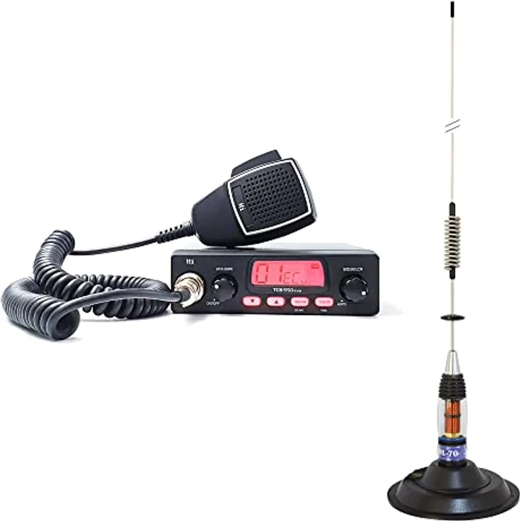 CB TTi TCB-550 EVO Radiosender Kit + PNI ML70 Antenne mit Magnet