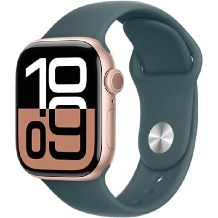 Apple Watch Band - Sportarmband - 42 mm - Seegrün - M/L - Hochleistungs-Fluorelastomer, weich & robust, innovativer Verschluss – Bild 2