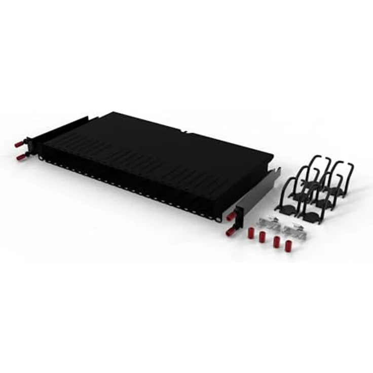 PATCHBOX PATCHBOX Rack, Patch-Panel-Gehäuse, RAL 9005, Schwarz – Bild 2