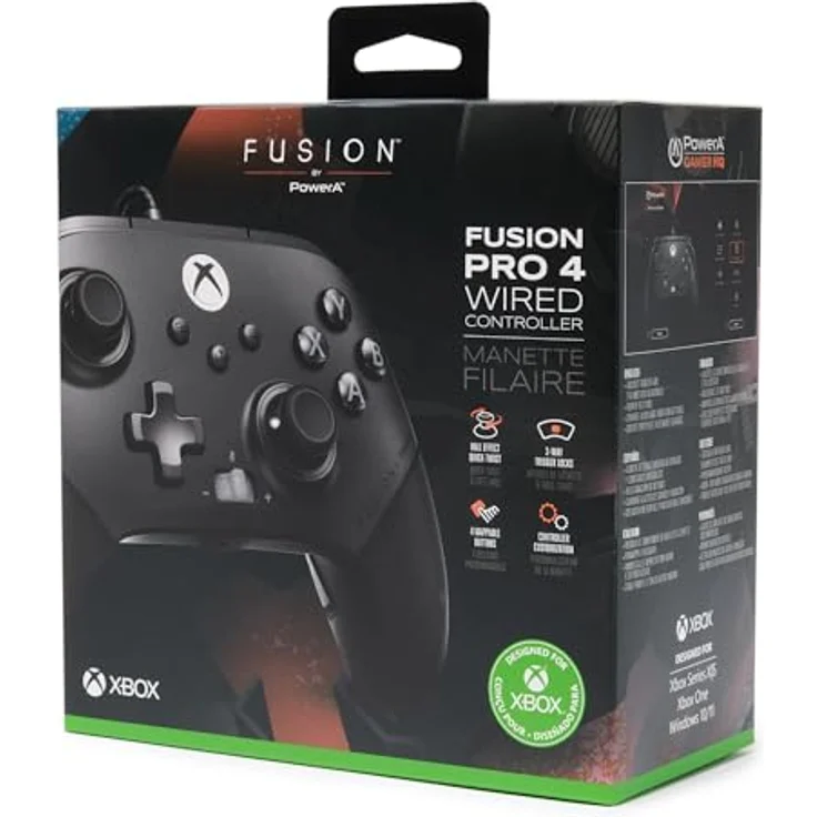 PowerA XB Controller wired Fusion Pro 4, Quick-Twist-Daumensticks, Halleffekt-Module, Xbox Series X|S – Bild 3