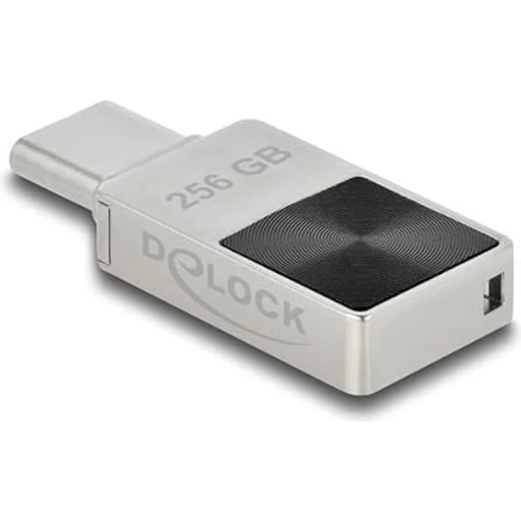 Delock Mini (256 GB, USB C), USB Stick, Grau, Schwarz – Bild 2