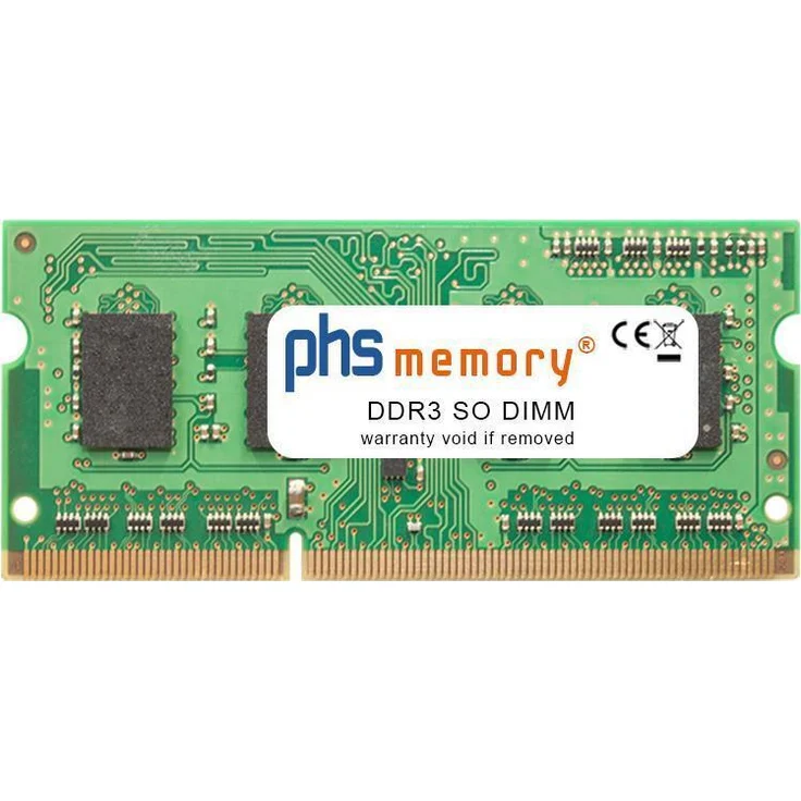 PHS-memory 2GB RAM Speicher für QNAP TS-439 Pro II+, DDR3 SO DIMM 1333MHz PC3-10600S