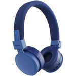 Hama Freedom Lit III, Bluetooth On-Ear Kopfhörer faltbar mit Mikrofon und Sprachsteuerung, blau