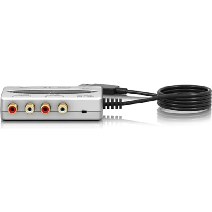 Behringer UCA202, USB Audio Interface mit 2 IN / 2 Out, 48 kHz Hochauflösung und Stereo Kopfhörerausgang – Bild 4