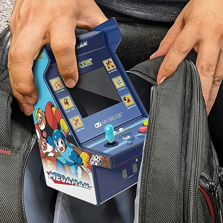 My Arcade MEGA MAN MICRO PLAYER PRO, tragbare Konsole mit 2.75 Zoll Farbdisplay und 6 Mega Man Spielen – Bild 6