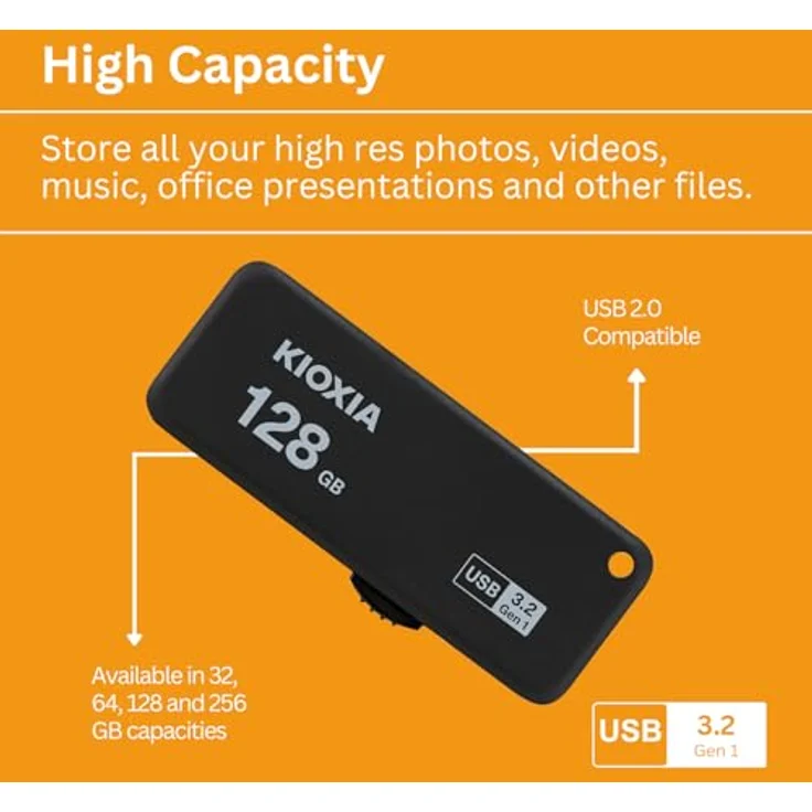 USB-Flashdrive 128 GB USB3.0 Kioxia TransMemory U365 – Bild 4
