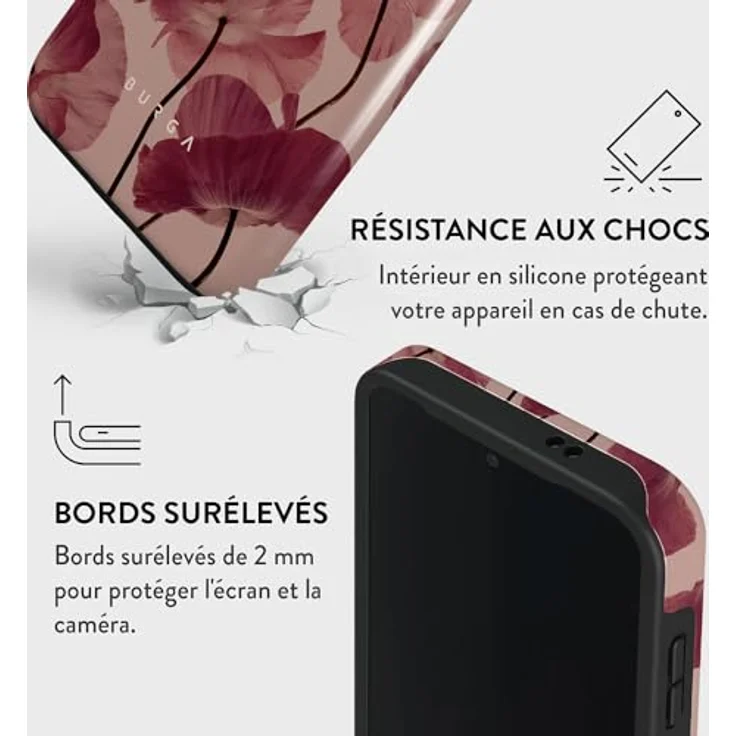 Burga Tender Kiss Tough Case 5G für Samsung Galaxy S24, Beige, zweischichtiger Schutz aus TPU und Silikon, optimaler Schutz vor Stürzen und Kratzern – Bild 4