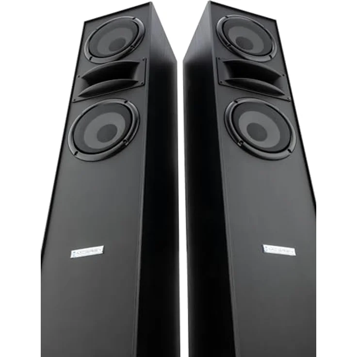 McGrey HTS-65320 BK 3-Wege HiFi Standlautsprecher Paar - 160W RMS - 2x 6,5" Mittel-, Tieftöner - 1" Hochtöner - Bassreflex-Konstruktion - Holzoptik schwarz – Bild 5
