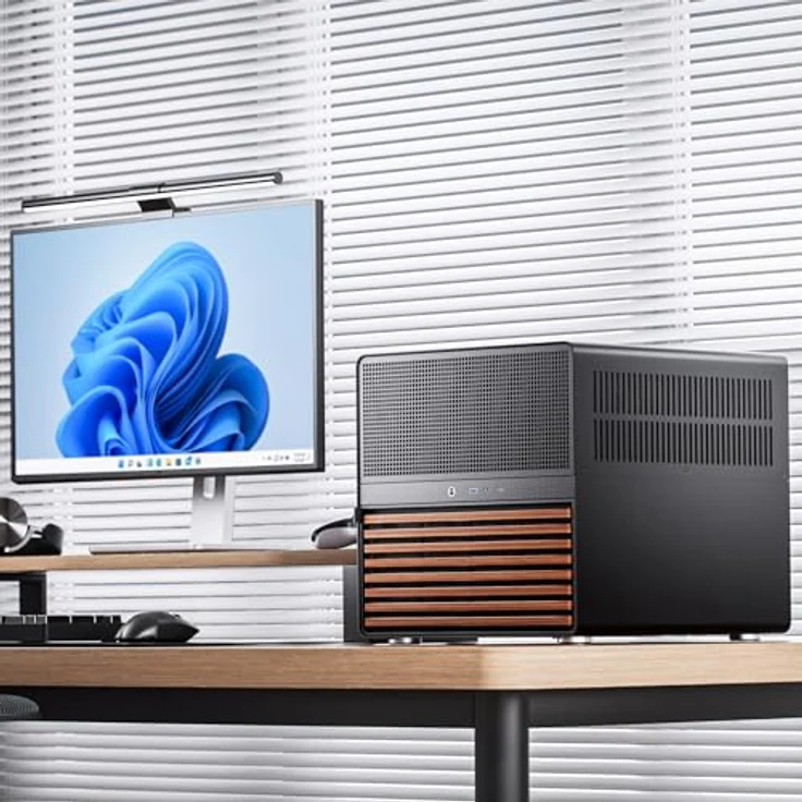 Jonsbo N5 NAS-Gehäuse, E-ATX - schwarz, für bis zu zwölf 3,5-Zoll-HDDs und vier 2,5-Zoll-SSDs – Bild 2