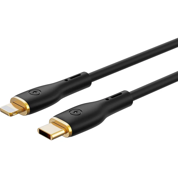 WIWU YQ01 USB-C zu Lightning Kabel, 30W Schnellladung, 1,2m, Schwarz