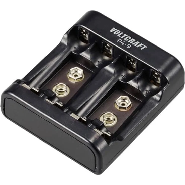 VOLTCRAFT P4-9 Rundzellen-Ladegerät NiMH Micro (AAA), Mignon (AA), 9 V Block – Bild 1