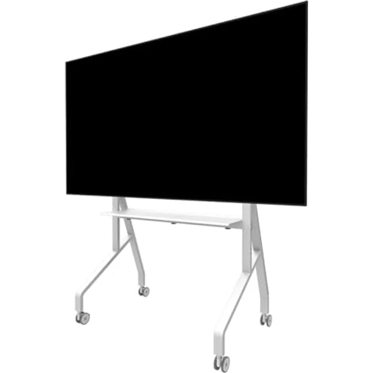 Neomounts FL50-525WH1 TV-Rollwagen, Höhenverstellbar für 55-86" Bildschirme, Weiß, Tragfähigkeit 76 kg – Bild 3
