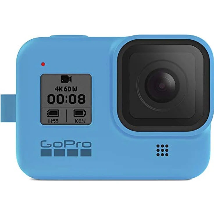 GoPro Hülle + Trageband für HERO8 Black - Bluebird (Offizielles GoPro Zubehör) Blau – Bild 10