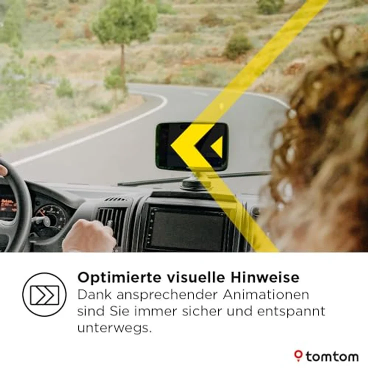 TomTom GO Camper Max (2te Gen.) 17,8 cm (7 Zoll) Navigationsgerät, 32 GB Welt, 1024 x 600 Pixel – Bild 5
