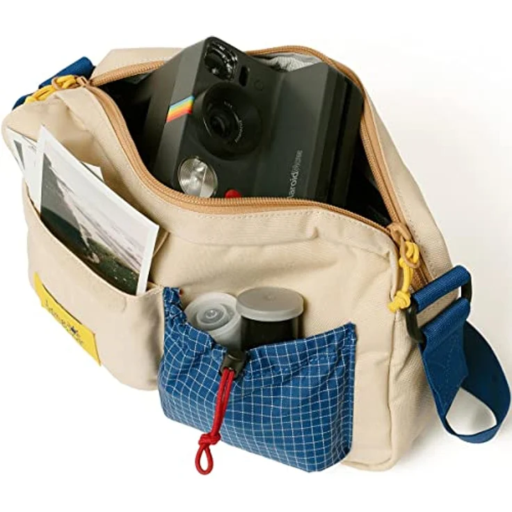 Long Weekend Santa Fe, Kamera Schultertasche 3 l, Mehrfarbig mit Reißverschlusstaschen und verstellbaren Riemen – Bild 3