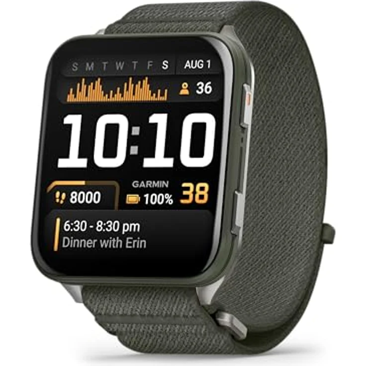 Garmin Venu X1 (51mm) - GPS-Smartwatch mit 2" AMOLED-Display, 8 Tage Akkulaufzeit, 100+ Sport-Apps, 24/7 Health- und Wellnessfunktionen, Telefonie, Karten und LED-Taschenlampe – Bild 1