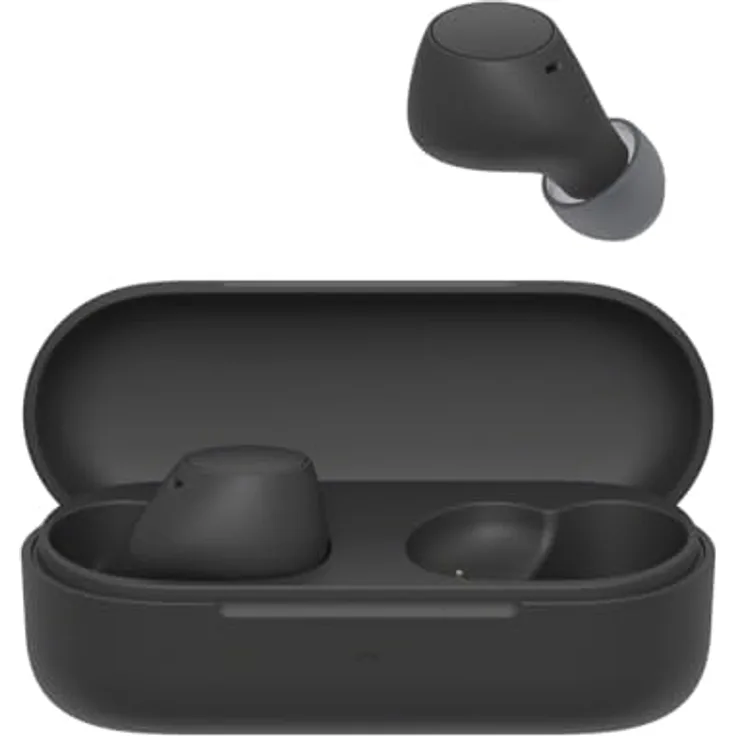 Sony WF-C510 Truly Wireless Kopfhörer - Kleine, leichte Bluetooth In-Ear-Kopfhörer mit Multipoint-Connection, Ambient Sound, IPX4 Rating, Spotify Tap, Quick Charge, 22 HR Akku, iOS & Android - Schwarz