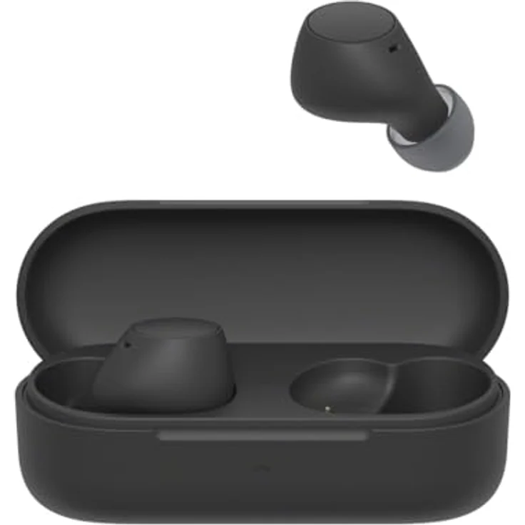 Sony WF-C510 Truly Wireless Kopfhörer - Kleine, leichte Bluetooth In-Ear-Kopfhörer mit Multipoint-Connection, Ambient Sound, IPX4 Rating, Spotify Tap, Quick Charge, 22 HR Akku, iOS & Android - Schwarz – Bild 1