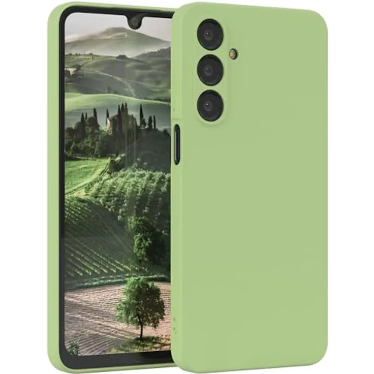 EAZY CASE Silikonhülle für Samsung Galaxy A16 5G, stoßfestes TPU Case mit Kameraschutz, dünn und pastellgrün