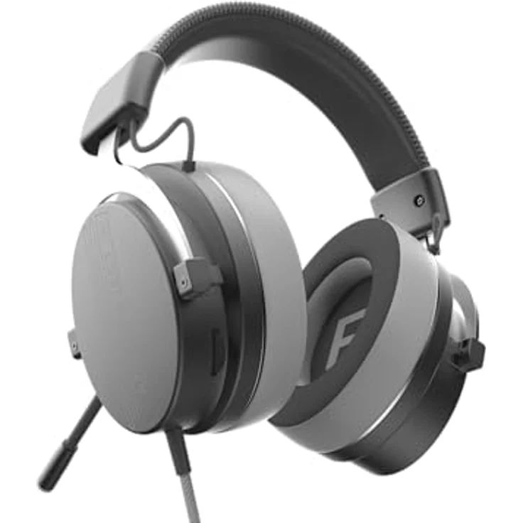 Dark Project VEXO Wired Gaming Headset, 50-mm-Treiber, omnidirektionales Mikrofon, grau – Bild 5