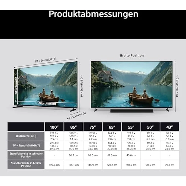 SONY BRAVIA 3 II K-85XR35M2, 85 Zoll LED TV mit HDR 4K, SMART TV, Dolby Atmos, Google TV – Bild 6