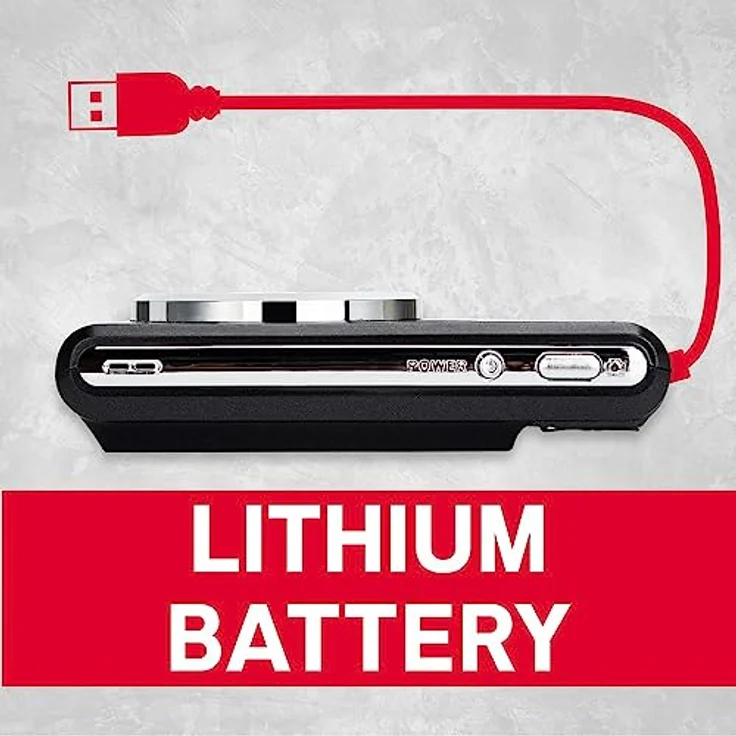 AgfaPhoto DC5500 digitale Kompaktkamera (8x Digit. Zoom, 5 MP, HD-ready), schwarz  – Bild 5