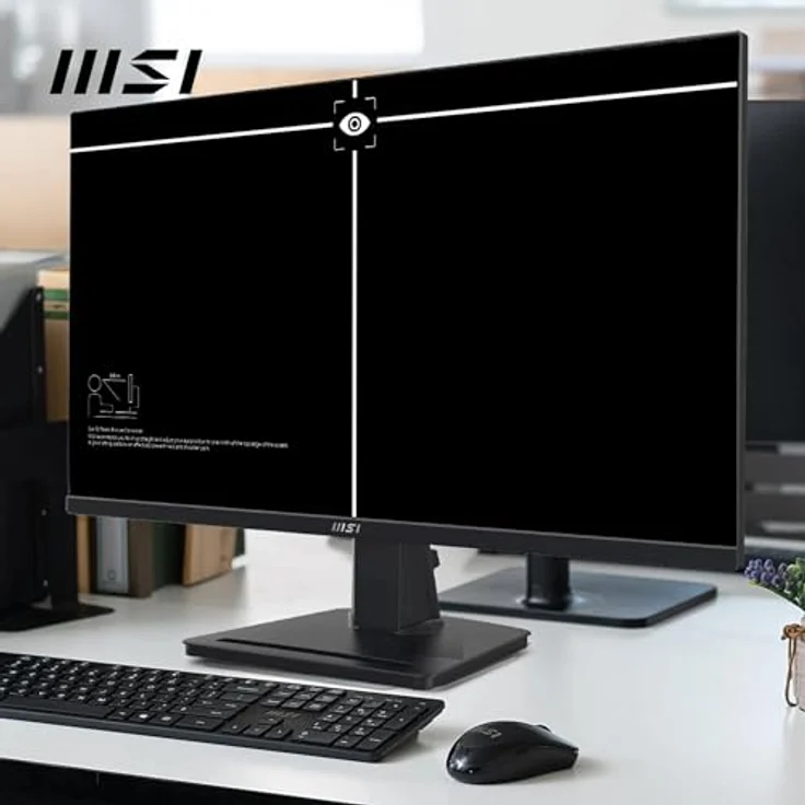 MSI PRO MP275 27 Zoll Full HD Office Monitor - IPS-Panel, 100 Hz, augenschonend, integrierte Lautsprecher - HDMI 1.4b, D-Sub (VGA) – Bild 4