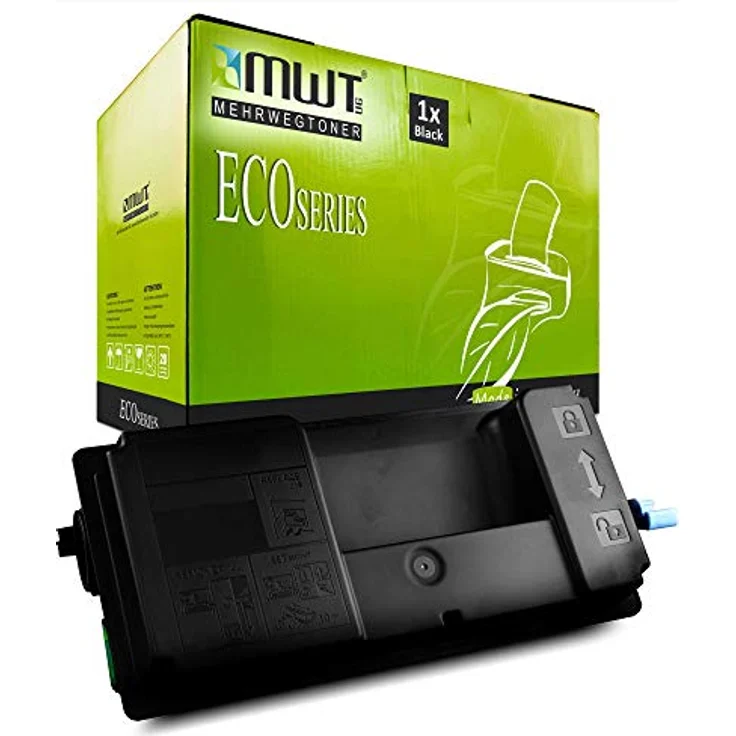 Kraft Office Supplies Toner kompatibel für Kyocera ECOSYS P 3055 3060 DN, ersetzt TK-3190, Schwarz, 25.000 Seiten Reichweite – Bild 1