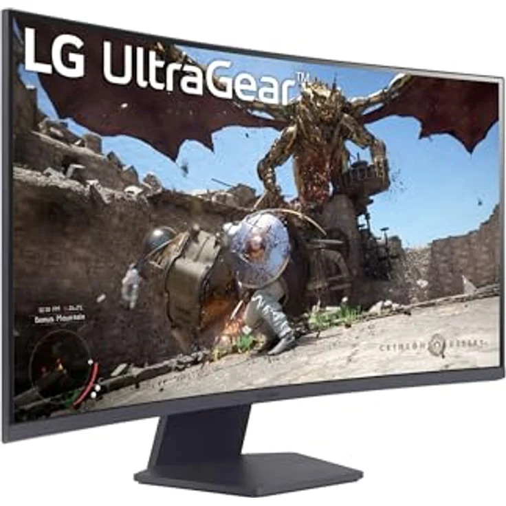 LG Electronics 32GS60QX-B.AEUQ UltraGear™ Curved QHD Gaming VA-Monitor 32" (80cm), 2560 x 1440, 1ms GtG, 180 Hz, HDR10, AMD FreeSync™ - Schwarz – Bild 5