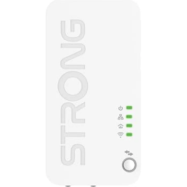 STRONG Powerline Set WiFi 1000 MB/S, WLAN aus der Steckdose, für vollständige Abdeckung, mit LAN-Anschlüssen, POWERLWF1000DUOMINI – Bild 1