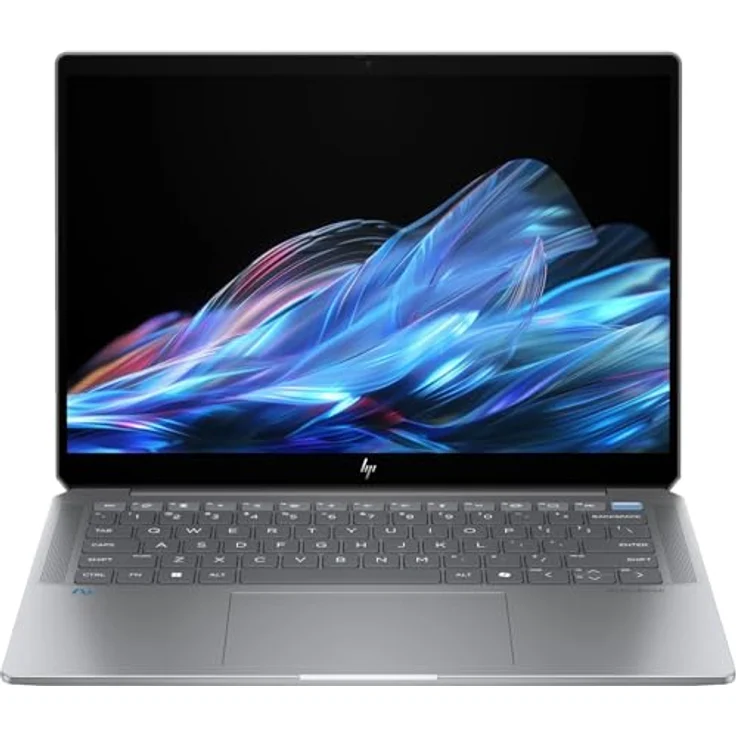 HP OmniBook Ultra Laptop 14-fd0190ng, 14 Zoll mit AMD Ryzen AI 9, 16 GB RAM, 512 GB SSD, 2.2K Display, Grau – Bild 1