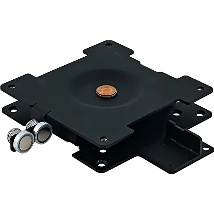 Caratec Drehadapter Flex CFZ103, 90° TV VESA Schwenkadapter für TFT-Flachfernsehgeräte, Schwarz
