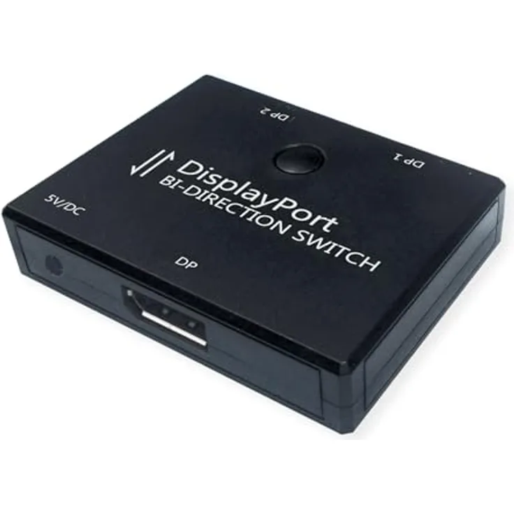 VALUE 4K DisplayPort Switch, 2fach, bidirektional