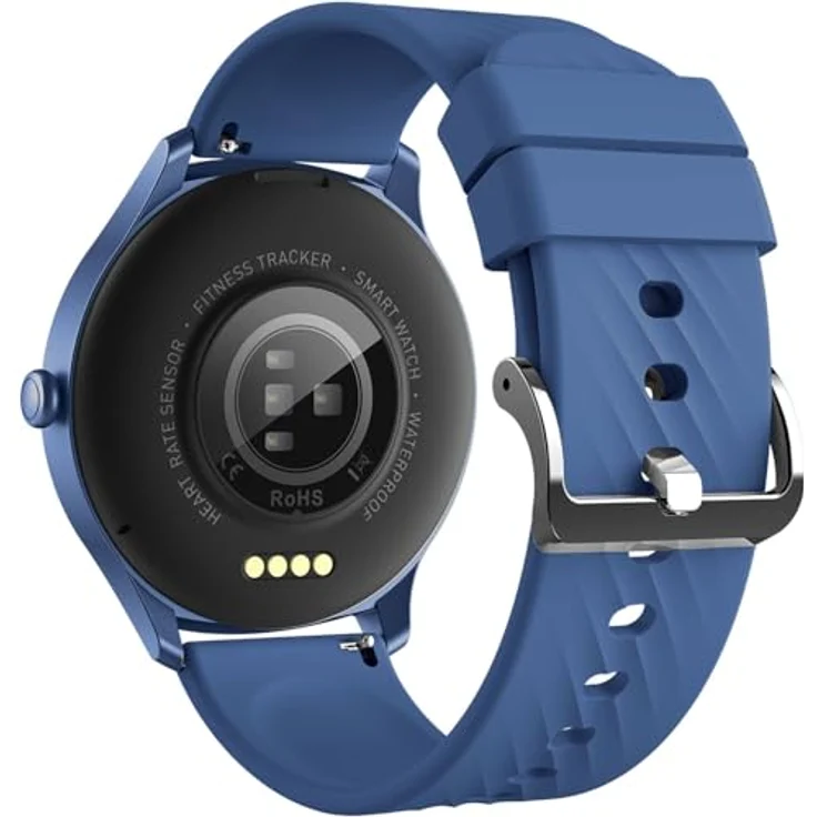 Denver Smartwatch SWC-387BU, Bluetooth Smart Watch mit AMOLED-Full-Touch-Display, Gesundheits- und Fitness-Tracking, blau – Bild 6