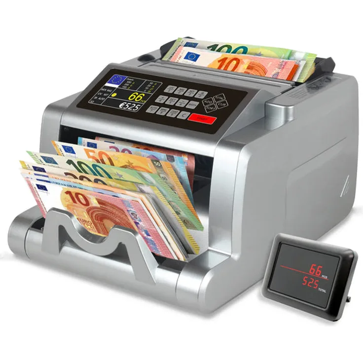 BEITZ BS-5300 kompakte Geldzählmaschine, zählt gemischte Banknoten, präziser Wert- und Summenzähler für den täglichen Einsatz