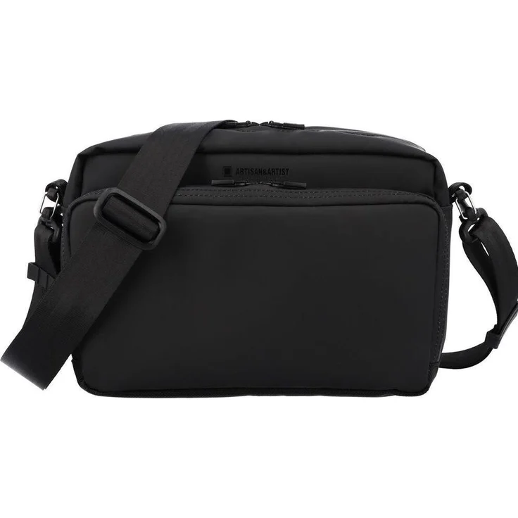 Artisan & Artist ACAM-610D BLK, Schulterkamera Tasche mit DULON® Material, kratzfest und wasserabweisend, Schwarz