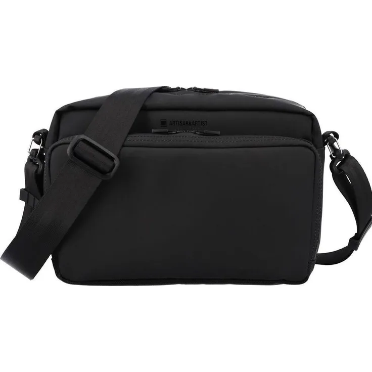 Artisan & Artist ACAM-610D BLK, Schulterkamera Tasche mit DULON® Material, kratzfest und wasserabweisend, Schwarz