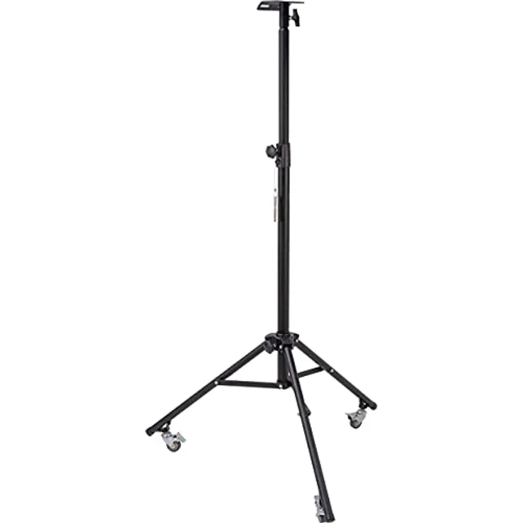 Brennenstuhl Roll Stativ MT 180 (Teleskop Stativ für LED Strahler bis 180cm höhenverstellbar, mit ausklappbaren Füßen, mit und ohne Rollen einsetzbar, inkl. Halterung und Schraubensatz, 5kg Traglast) - Preisvergleich