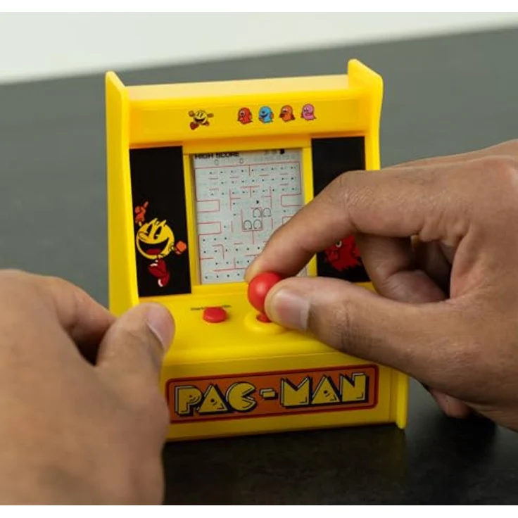 Z-Man Games PAC-MAN Desktop Arcade, kompakte Spielkonsole mit originalen Soundeffekten und Grafik, nostalgisches Arcade-Erlebnis – Bild 7