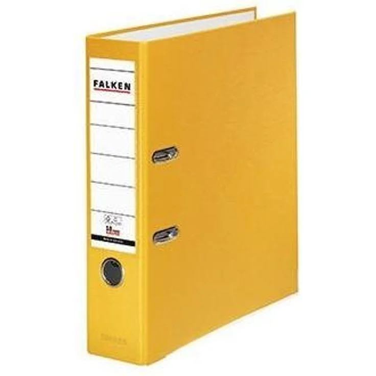 Falken Aktenordner Ordner Rückenbreite: 80 mm Verwendung für Papierformat: DIN A4, Extrem strapazierfähig – Bild 1
