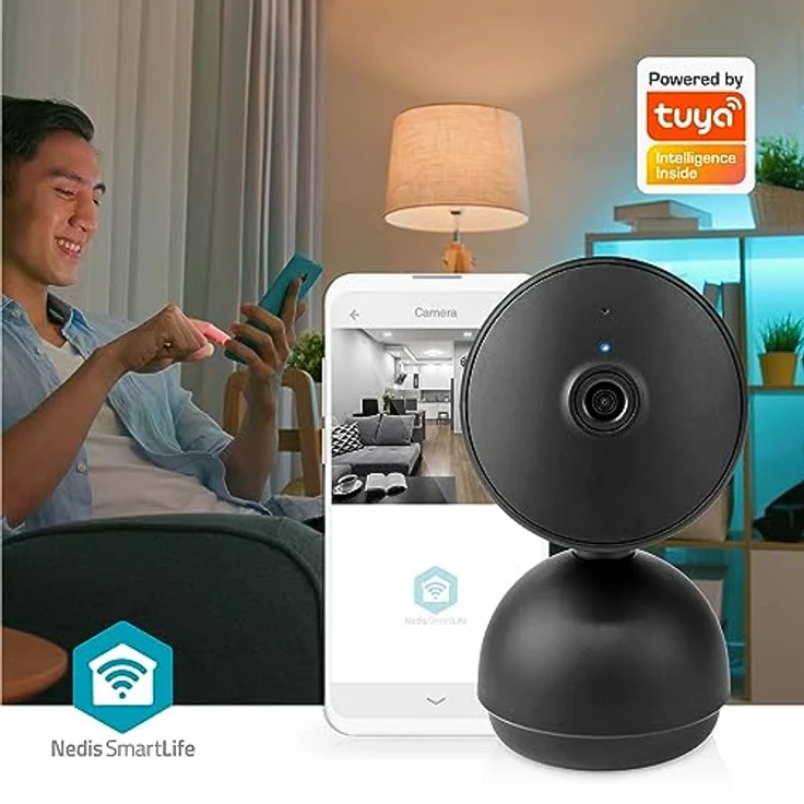 NEDIS SmartLife Innenkamera - Wi-Fi - Full HD 1080p - Pan tilt - Bewegungssensor - Nachtsicht – Bild 3