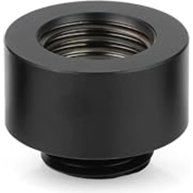 Thermal Grizzly DeltaMate MF10, 10 mm Extender G1/4 Zoll Fitting, mattschwarz, CNC Messing, kratzfestes Finish, für Custom-PC Wasserkühlung, Made in Europe – Bild 1