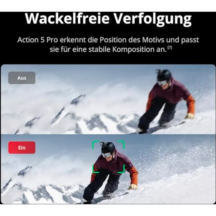DJI Osmo Action 5 Pro Standard Combo, wasserdichte Kamera mit 1/1,3“ Sensor, 4K/120fps Video, Motivverfolgung, Stabilisierung, Dual OLED Touchscreens, Action Kamera 4K Ideal für Sport, Vlog, schwarz – Bild 3