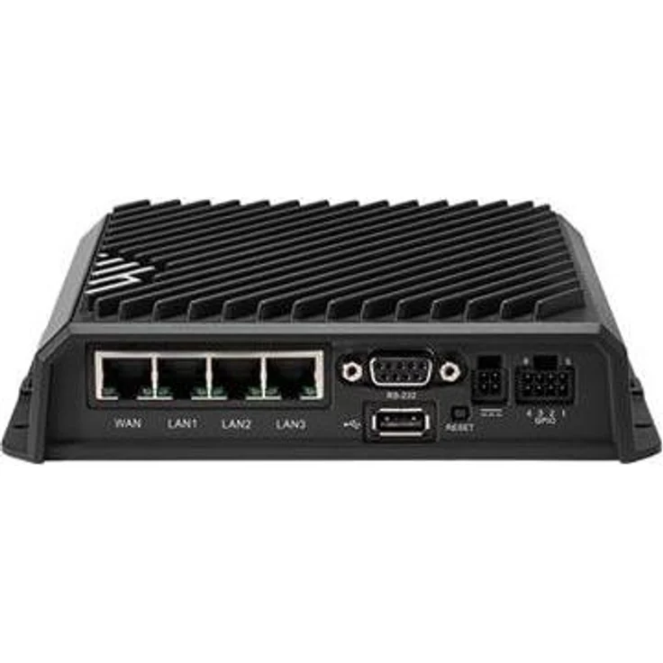 Cradlepoint IBR1700, 5G WLAN-Router mit Wi-Fi 6, VPN-Unterstützung und 4 Ports, Schwarz