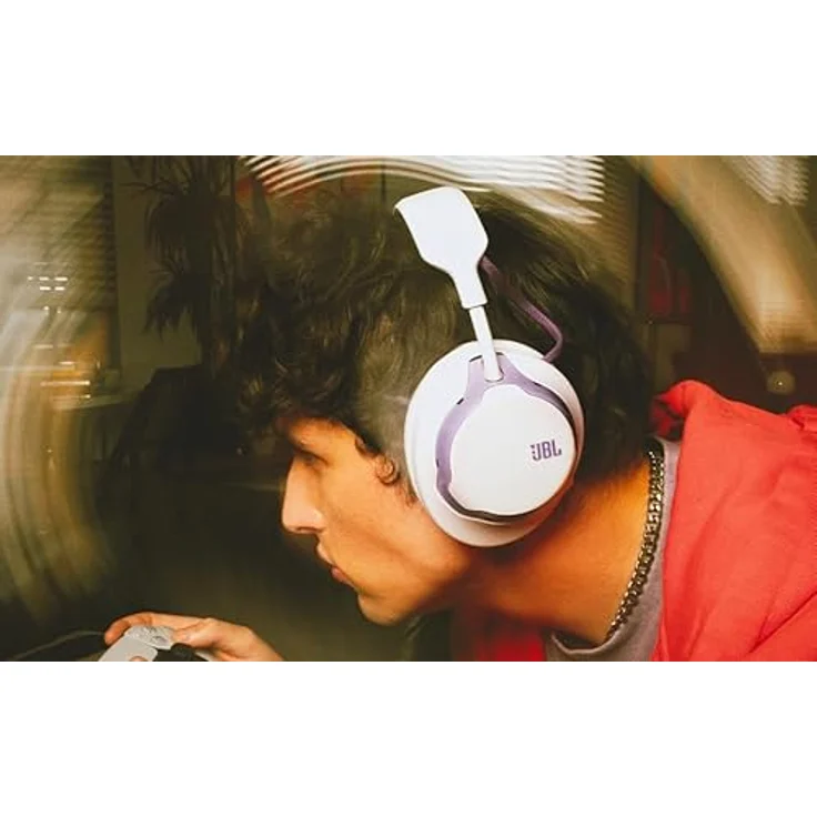 JBL Quantum 650, Over-ear Gaming Headset mit Bluetooth und USB Type-C, Weiß – Bild 5