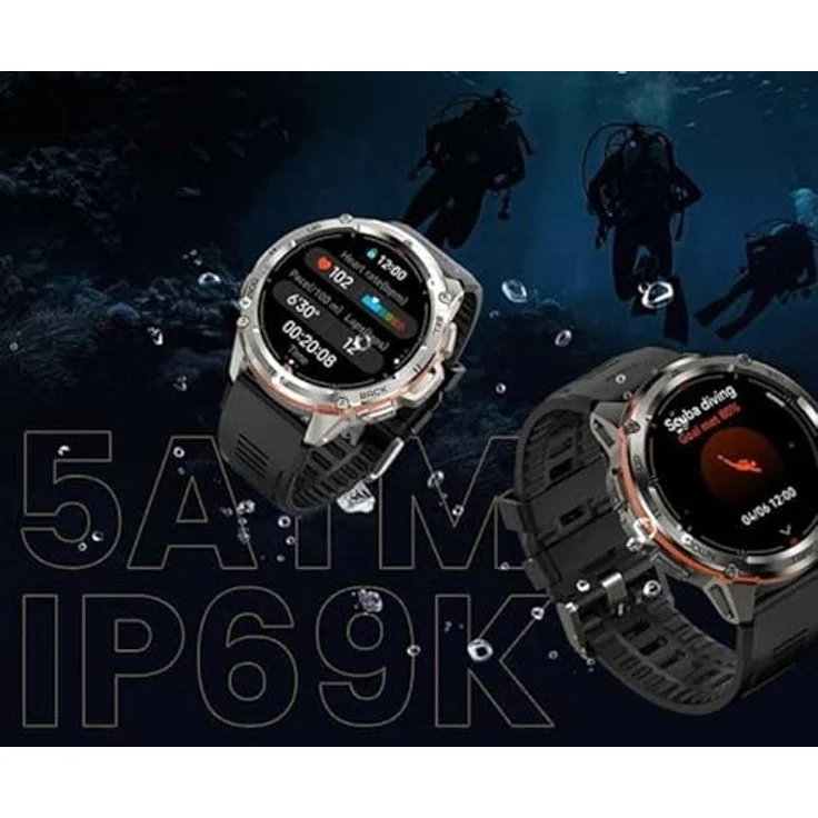 Kospet T3 Ultra Smart Watch, 1.4 Zoll AMOLED, GPS, 170 Sportmodi, wasserdicht, schwarz – Bild 7
