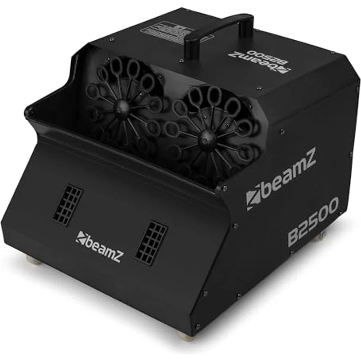 BeamZ B2500 Seifenblasenmaschine, Hazer mit kabelloser Fernbedienung und großemblasenverteilendem Lüfter – Bild 9