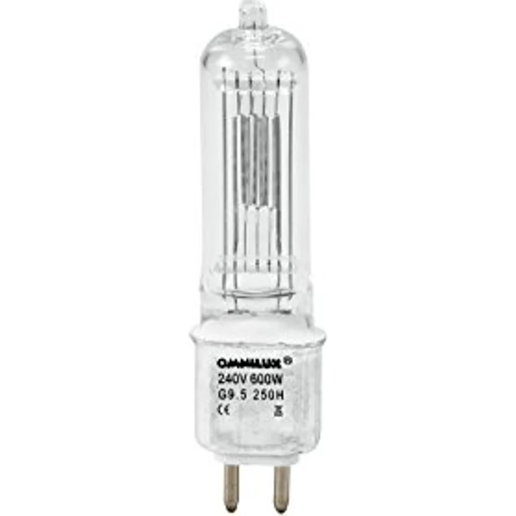 OMNILUX HX600 Halogen Lichteffekt Leuchtmittel 230V G9.5 600W Weiß