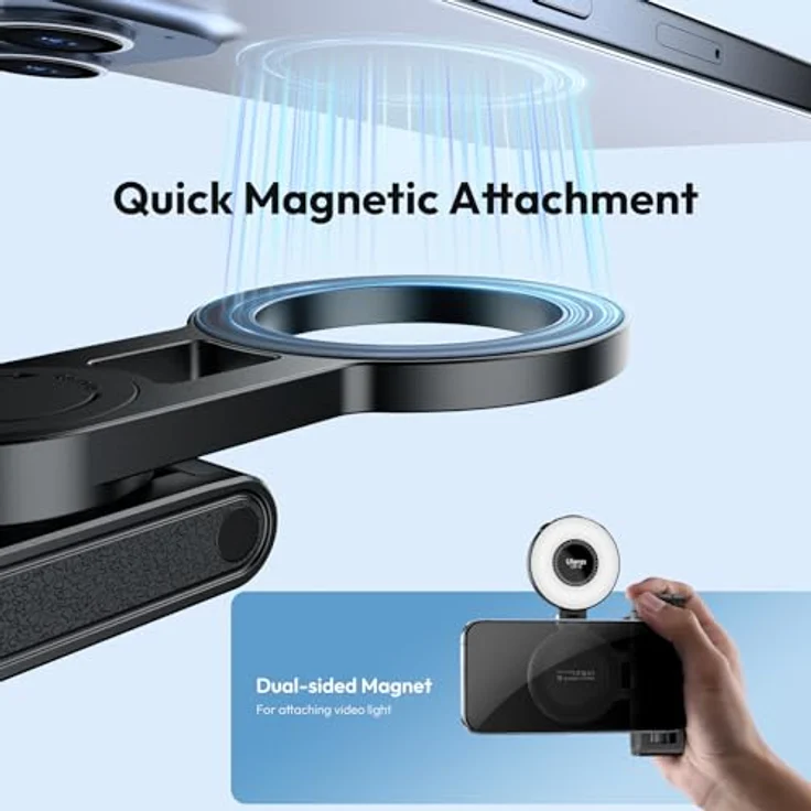 Ulanzi JJ03 Magnetic Tripod, Stativ mit magnetischer Halterung für Smartphones und Kameras – Bild 5